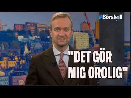 Varning för börsen: Drar öronen åt mig