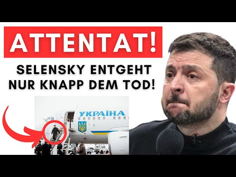 Dronen-Angriff auf Selenskys Flugzeug nur knapp gescheitert - In einer EU-Hauptstadt!!!!