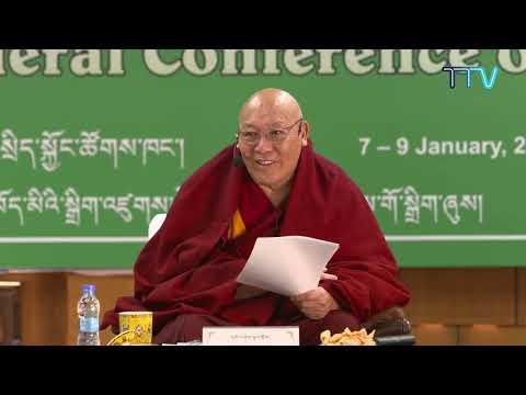 དགེ་བཤེས་ལྷག་རྡོར་ལགས་ནས་བཙན་བྱོལ་བོད་མིའི་ཤེས་རིག་ཚོགས་་ཆེན་ཐེངས་བརྒྱད་པར་གནང་བའི་བཀའ་སློབ།