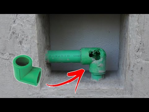 Little-known tricks when repairing and replacing ppr and pvc plumbing accessories in narrow spaces
