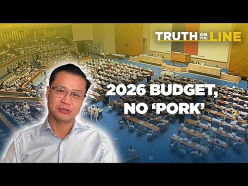 Gatchalian: Walang ‘pork’ ang 2026 budget | Truth On The Line