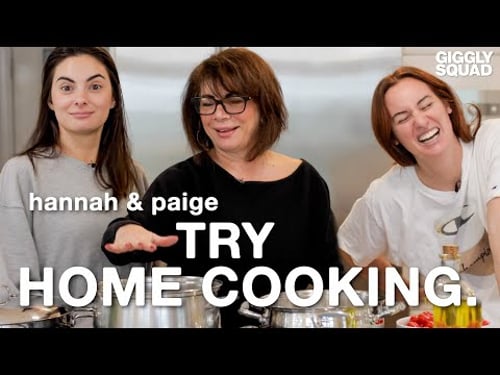 Hannah & Paige Try Home Cooking | Ep. 7: New York | The Giggly Squad