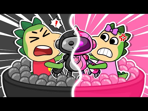 🤯Wow! Spike and Sparkle’s Wild Robot 🤖 Paint-Off 🎨 at BBQ Party 🥩! Stories for Kids by Fire Spike 🔥