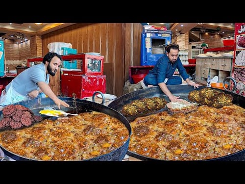 How the Words famous Chapli Kabab Made | Afghan Most Crowd Street food