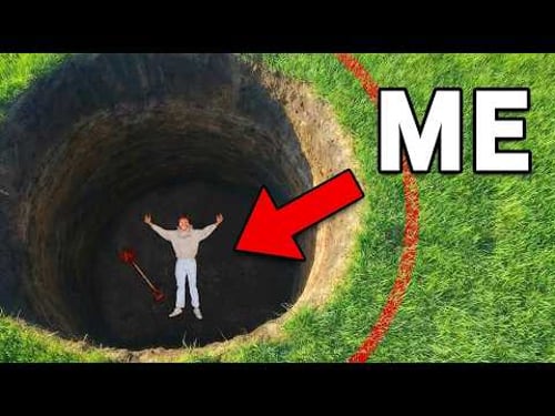 How BIG of a Hole can I Dig in 24 Hours?!