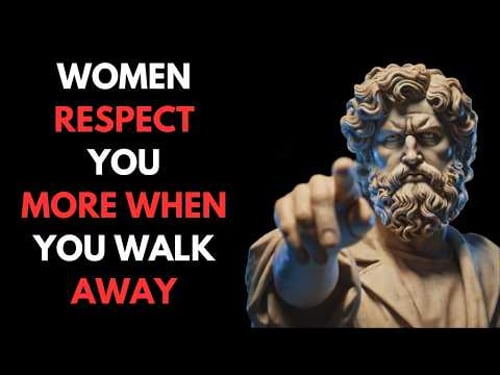 Why Women Respect You MORE When You Walk Away Peacefully | Stoicism