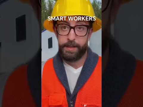 🧠 ☠️Smart Workers tips | Tricks crazy #shorts #funny #workwonders #satisfying #construction