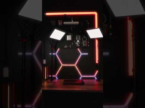 My RGB Studio Setup! #rgb #studio #desksetup #interiordesign