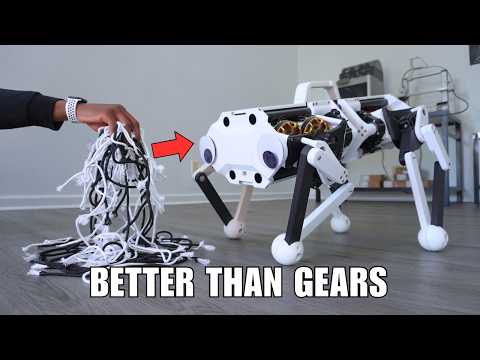 I Built a Robot Dog Using... Rope?