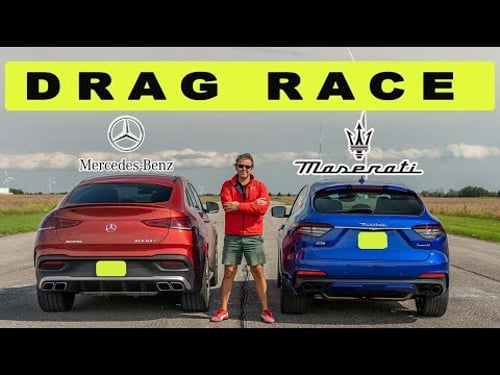 2022 Mercedes GLE 63 AMG S vs 2022 Maserati Levante GTS, value vs name! Comparison and Drag Race.