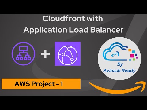 CloudFront with AWS Application Load balancer by AWS Avinash Reddy