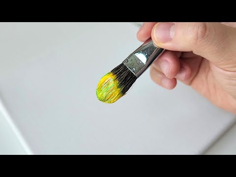 Easy Sunflower and a Bird Painting / Acrylic Painting for Beginners