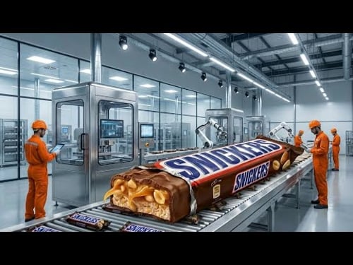 How Snickers Are Made In Factory: Inside The Largest Snickers Factory (Full Process)