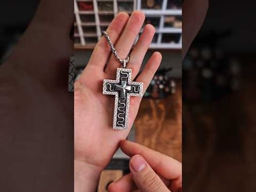 Thanos cross necklace from Squid Game