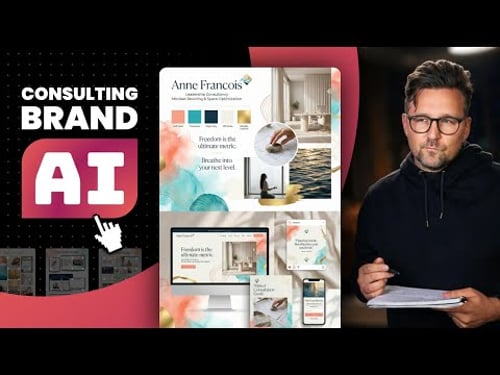 I built this CONSULTING brand in 45 mins with AI (Live Demo)