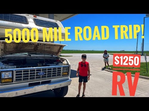 Wild West of America Road Trip in a 31 year old RV Can we make it?