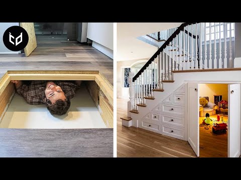 INCREDIBLY INGENIOUS Hidden Rooms and Secret Furniture Best Of All TIME part 2