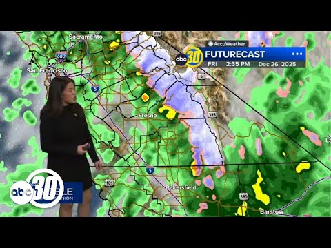 Slight break from extreme storms in California post-Christmas