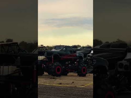 Trucks rolling in TGW Plant bamboo #megatruck #mudbog #offroad #mud