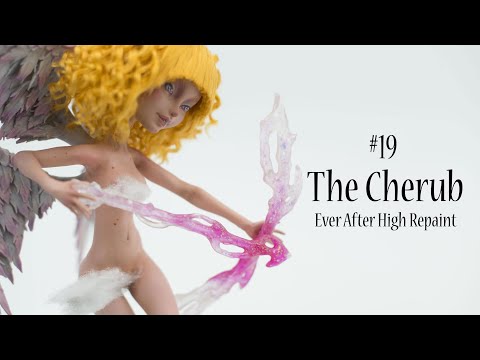 The Cherub - a very, very late Valentines doll figurine...