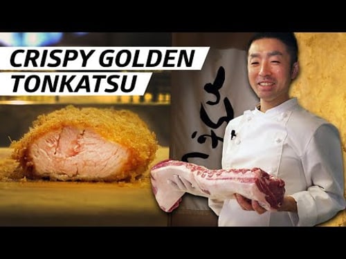 How Crispy Golden Fried Pork Is Made at Tokyo's Tonkatsu Hinata — The Experts