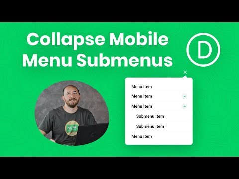 How To Collapse Divi Mobile Menu Submenus
