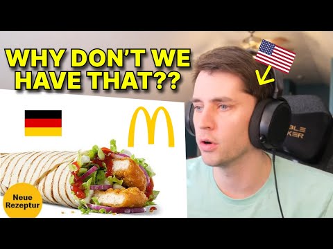 American reacts to GERMAN MCDONALDS IS NEXT LEVEL