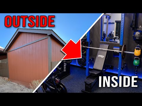 I Turned a Boring Shed into an EPIC Home Gym | PRx Performance