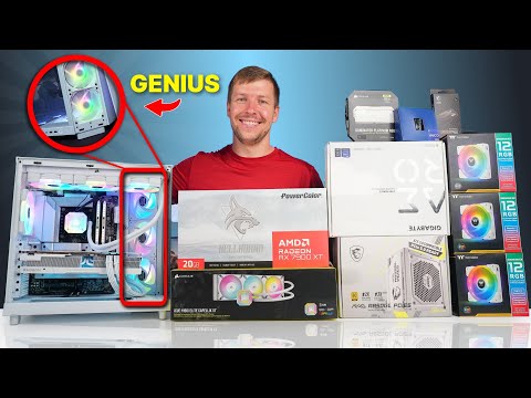 NZXT H6 Flow - All White RGB Gaming PC Build | i9 14900K & RX 7900 XT