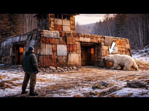 They Laughed When the Veteran Built a Cabin with Two Opposite Doors — Until a Bear Tested the Cabin