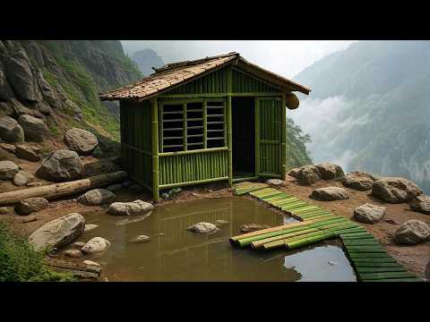Man’s Stunning Bamboo House in Forest - Cool & Eco-Friendly