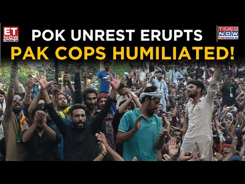 Viral From PoK: Protesters Mock Pakistan Police, Hang Uniforms, Show Expired Tear Gas | Top News