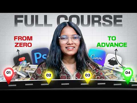 Full Graphic Design Premium Crash Course for Beginners in Hindi (0 to Hero)