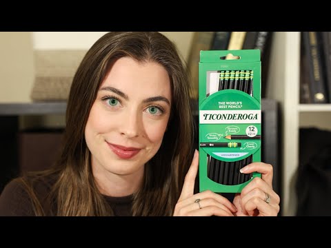 ASMR Luxury PENCIL Shop Roleplay (Soft Spoken, Writing)