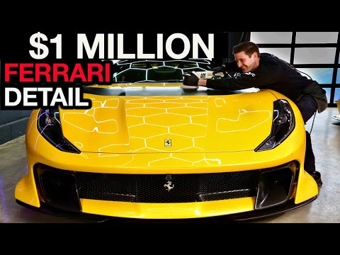 $1,000,000 Ferrari 812 Competizione Aperta First Wash