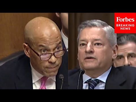Booker Grills Netflix CEO: Is It Appropriate For Trump To Be 'Involved' In Antitrust Merger Review?