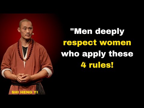 Men deeply respect women who apply these 4 rules!_SHI HENG YI