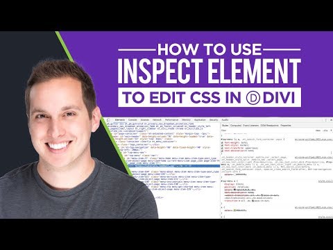 How to use Inspect Element to edit CSS in Divi