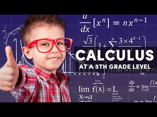 CALCULUS: Explained at a 5th Grade Level