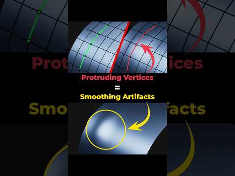 Why Planar Faces Matter in Sub-D Modeling! #3dmodeling #blender #3dart