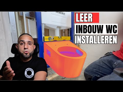 Easy explanation and method to install a built-in toilet for all brands, such as Geberit up 320