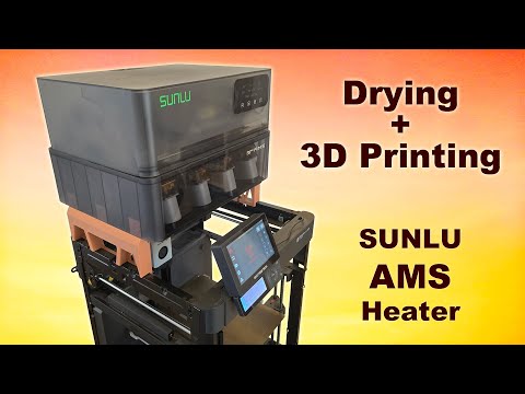 Printing and Drying at the Same Time? SUNLU AMS Heater Test!