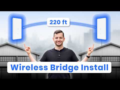The most affordable way to bridge two buildings with UniFi…