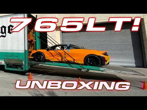 IT'S HERE! * McLaren 765LT UNBOXING and Delivery