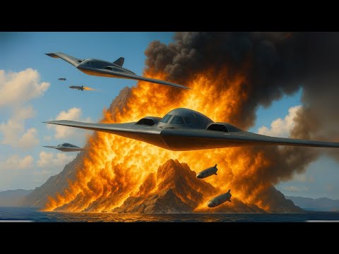 5 U.S. B-2 Spirits DESTROY Entire Somali Mountain- Leveled INSTANTLY!