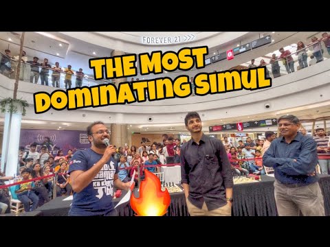 The Most Dominating Simul Ever Ft Vidit Gujrathi