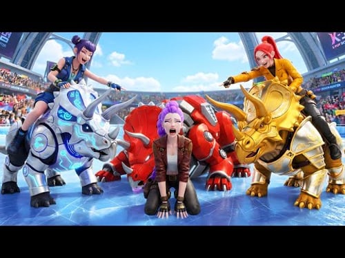 RUMI Gets Triceratops Racing Championship - KPOP Demon Hunters