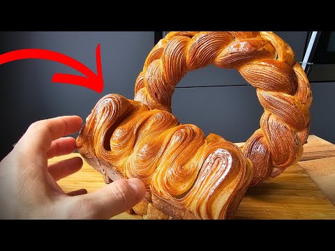 Laminated brioche. The recipe and the best technique!