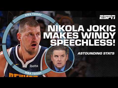 Windy can't HOLD HIMSELF BACK over Nikola Jokic's stats ๐ฃ๏ธ 'AT THE PEAK OF HIS POWERS!' | NBA Today