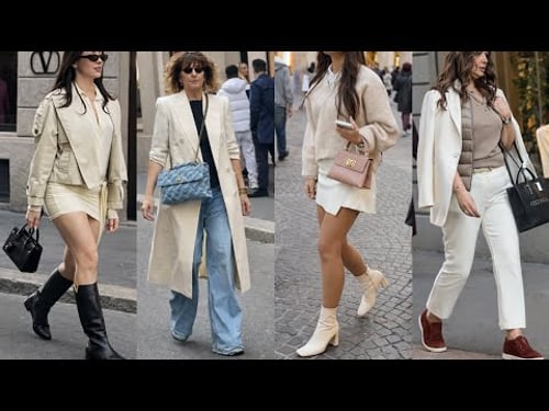 ITALIAN ELEGANCE IN MARCH SPRING FASHION 🇮🇹 MILAN STREET LOOKS INSPIRATION | LUXURY SHOPPING TRENDS